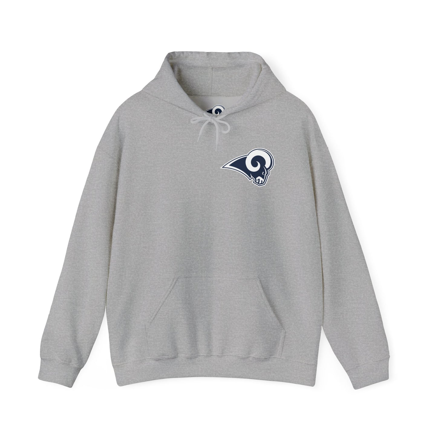 Los Angeles Rams Hoodie — Team Logo Fan Sweatshirt (Sports Grey)