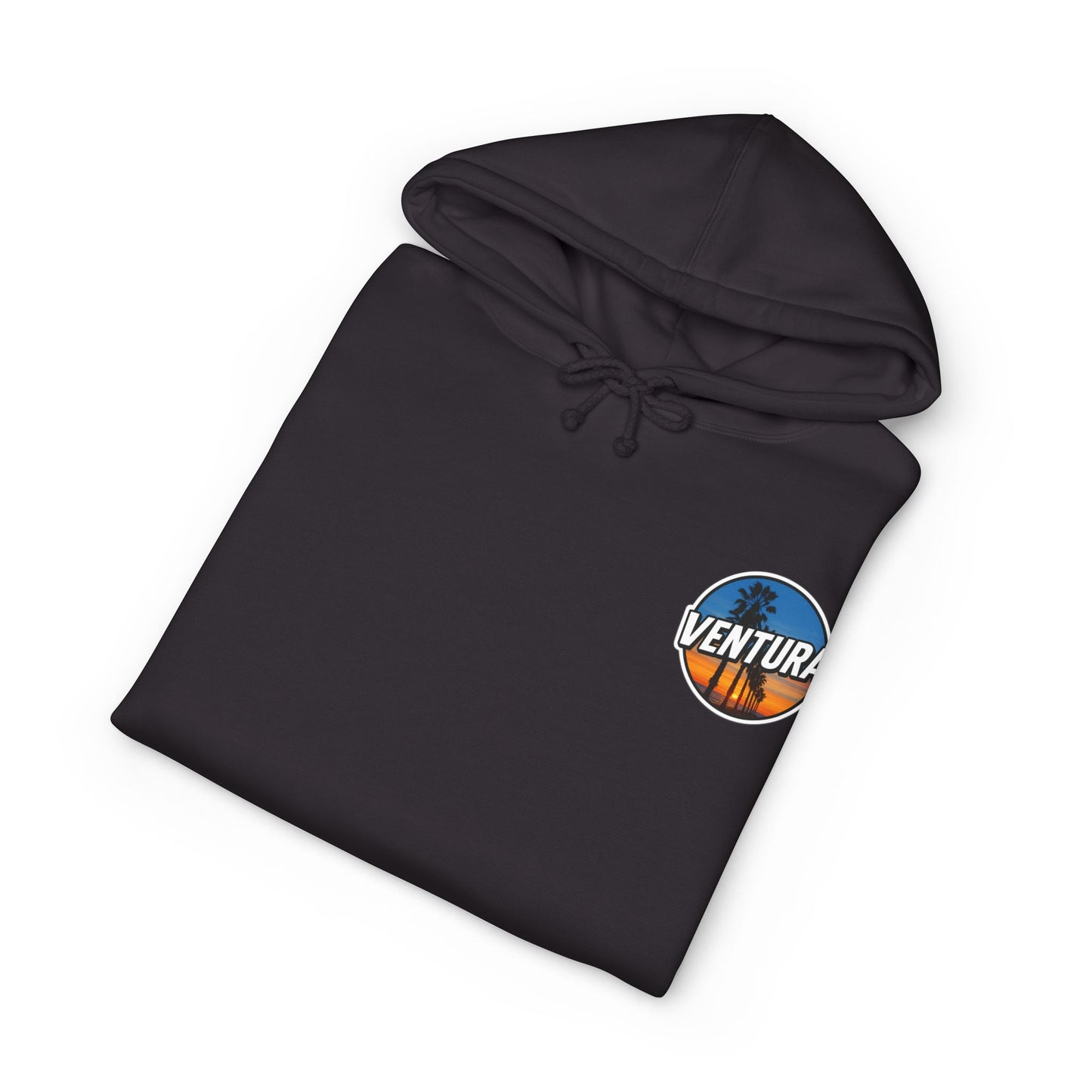 Surfer's Point Ventura Sunset Heavyweight Fleece Hoodie — Black