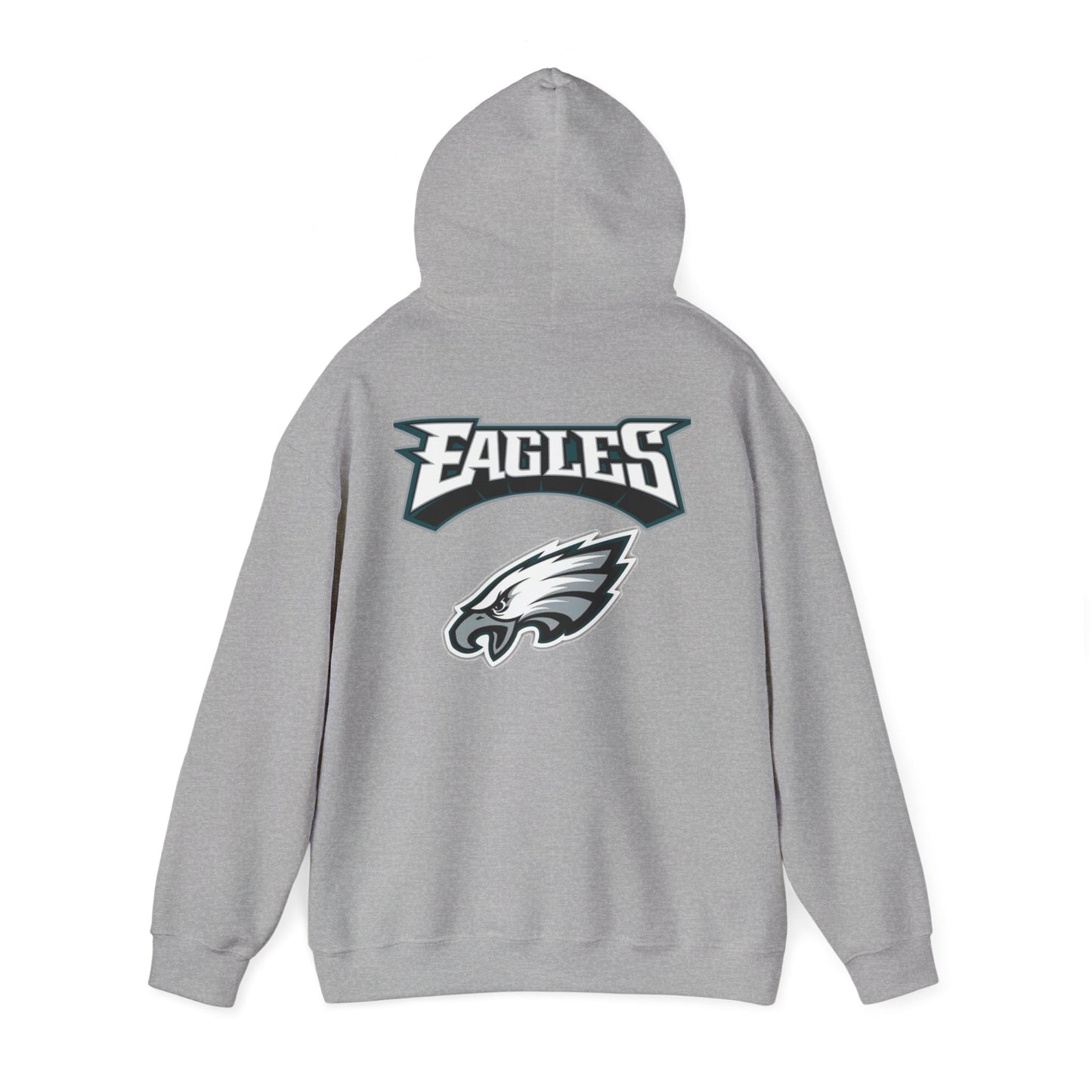 Philadelphia Eagles Hoodie — Team Logo Fan Sweatshirt (Sports Grey)