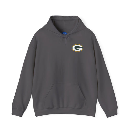 PACKERS Midweight Hoodie — Football Fan Sweatshirt (Charcoal)
