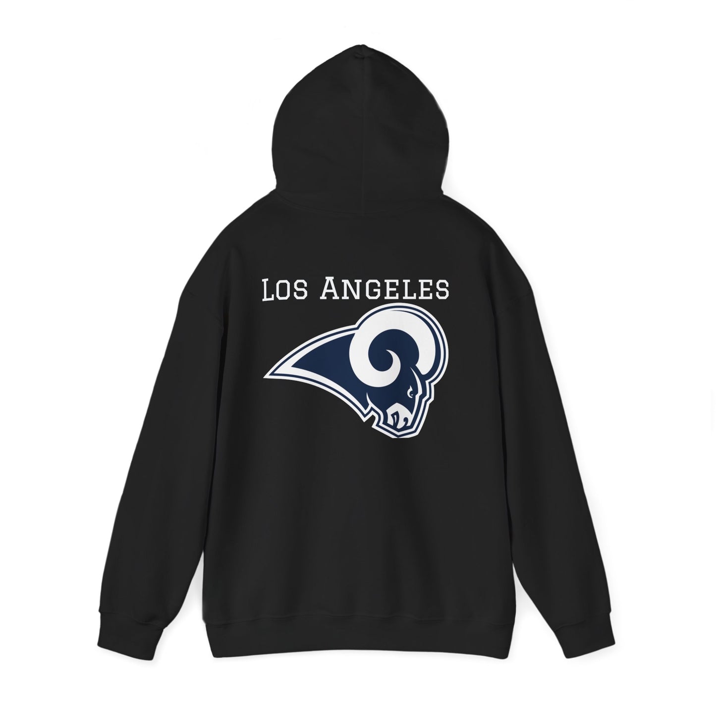 Los Angeles Rams Hoodie — Team Logo Fan Sweatshirt (Black)