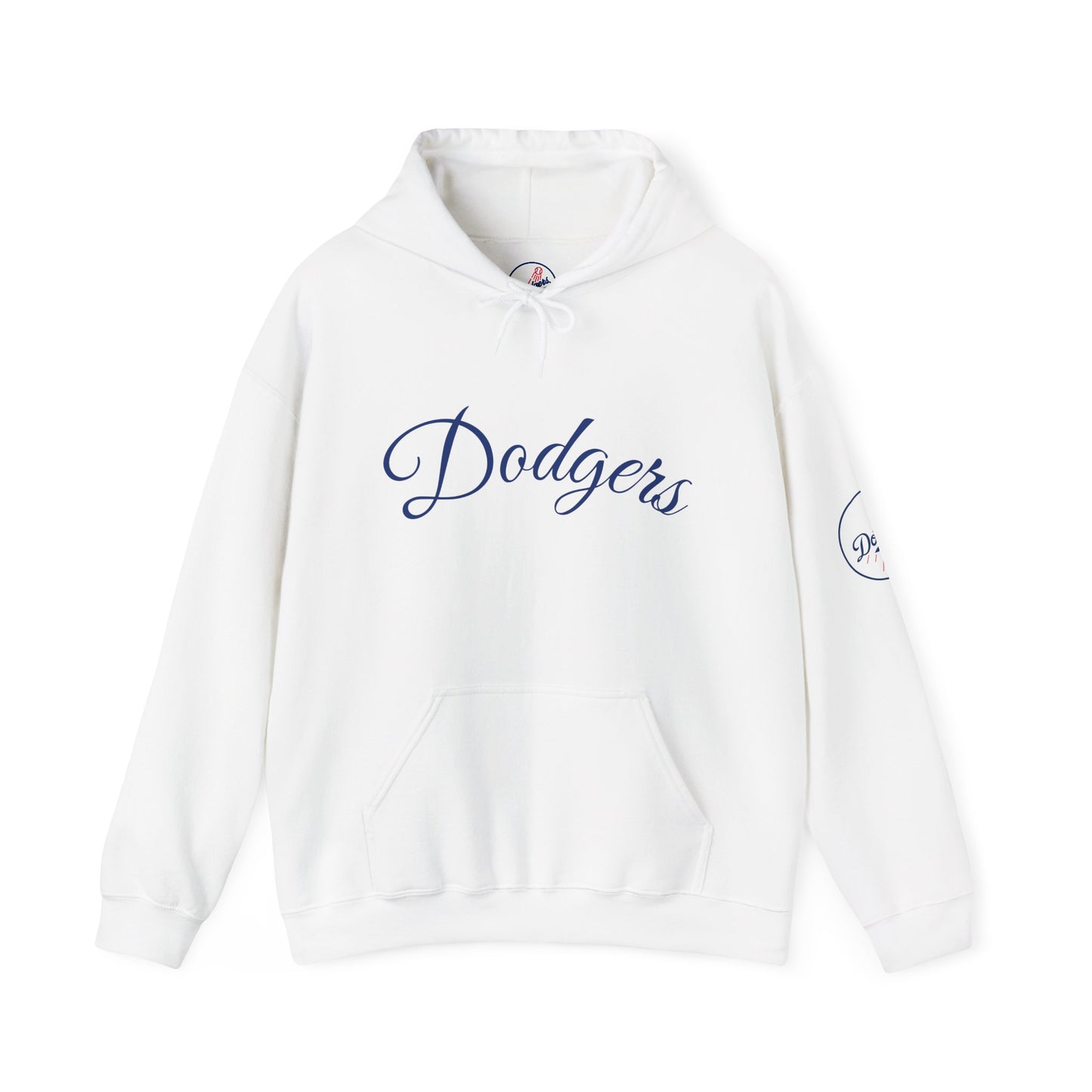 Dodgers Back-to-Back World Series Champions Hoodie — MLB Championship Sweatshirt (White)
