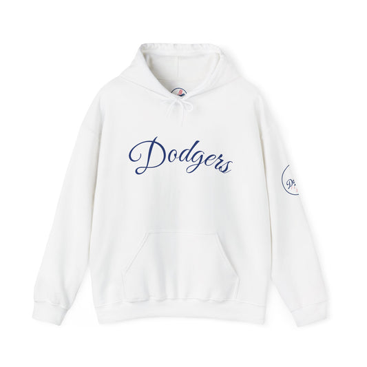 Dodgers Back-to-Back World Series Champions Hoodie — MLB Championship Sweatshirt (White)