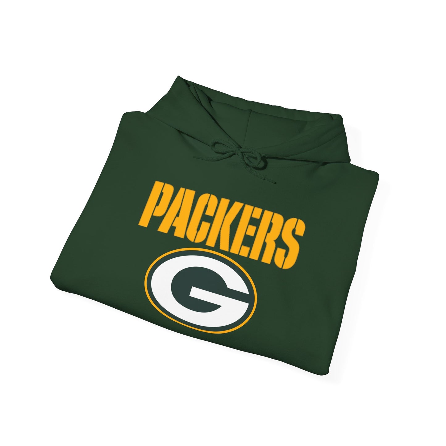 Packers Love #10 Hoodie — Green Bay Football Fan Sweatshirt (Forest Green)
