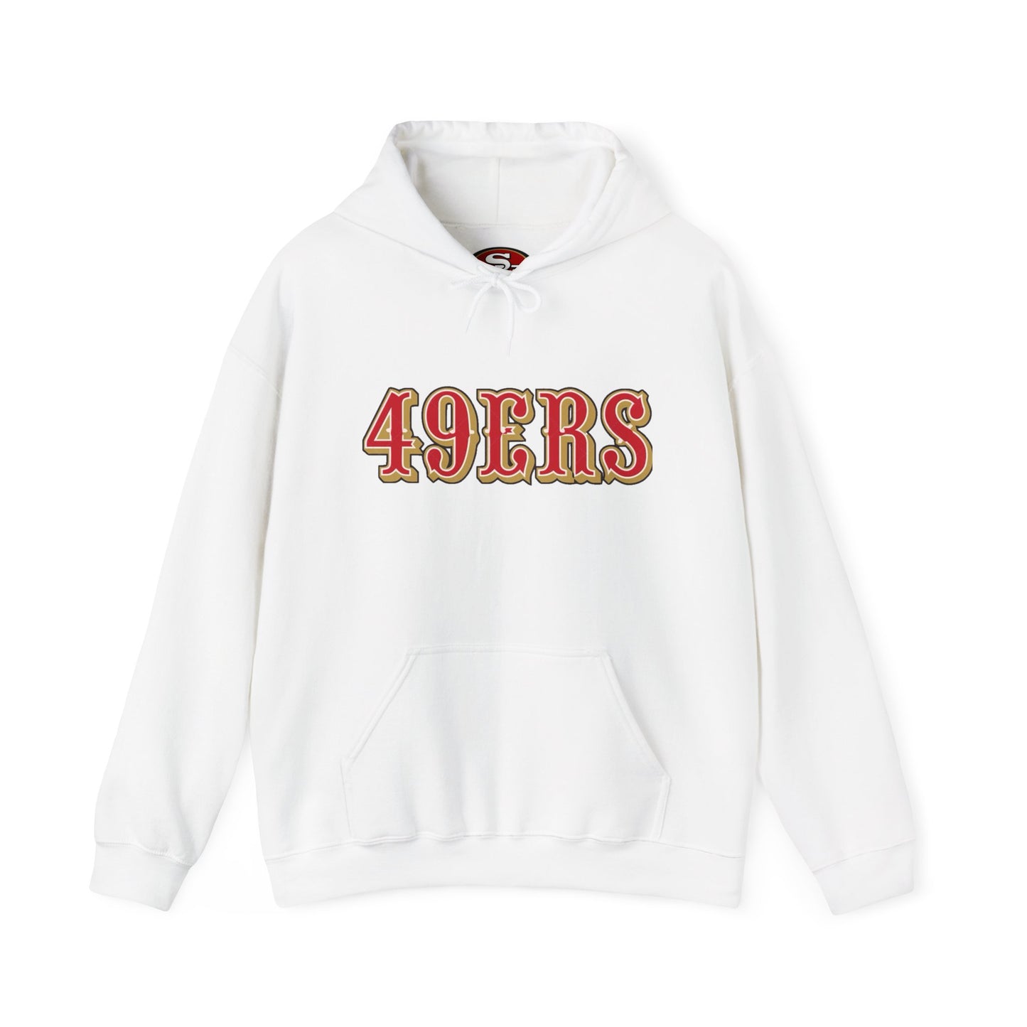 San Francisco 49ers Logo Hoodie — Team Sweatshirt for Fans (White) 2