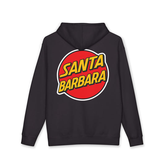 Santa Barbara Heavyweight Fleece Hoodie — Black