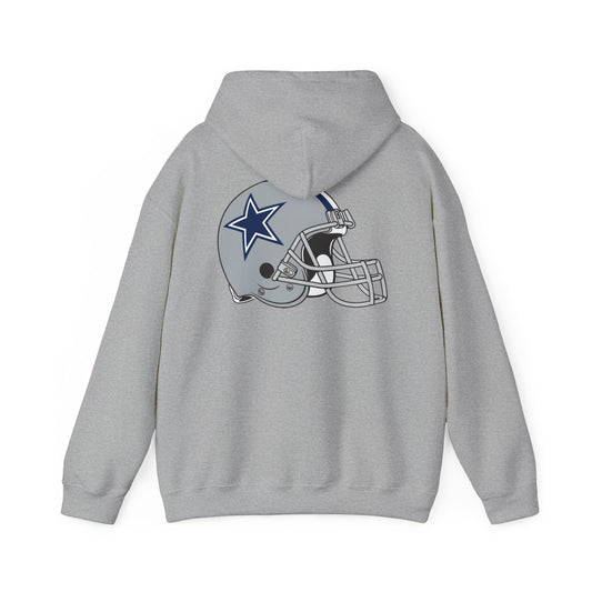 Dallas Cowboys Hoodie — Team Logo Fan Sweatshirt (Sports Grey) 2