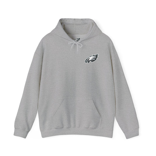 Philadelphia Eagles Hoodie — Team Logo Fan Sweatshirt (Sports Grey)