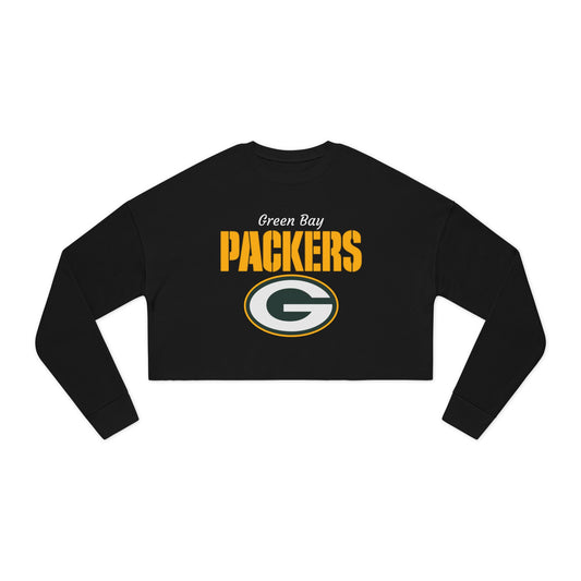 Packers Women's Cropped Sweatshirt — Pack Pride Pullover