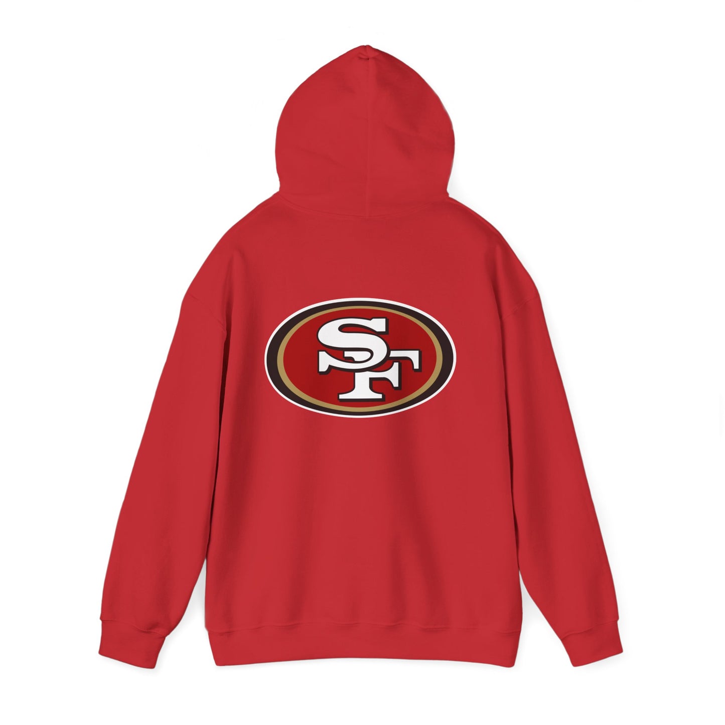 San Francisco 49ers Logo Hoodie — Team Sweatshirt for Fans (Red)
