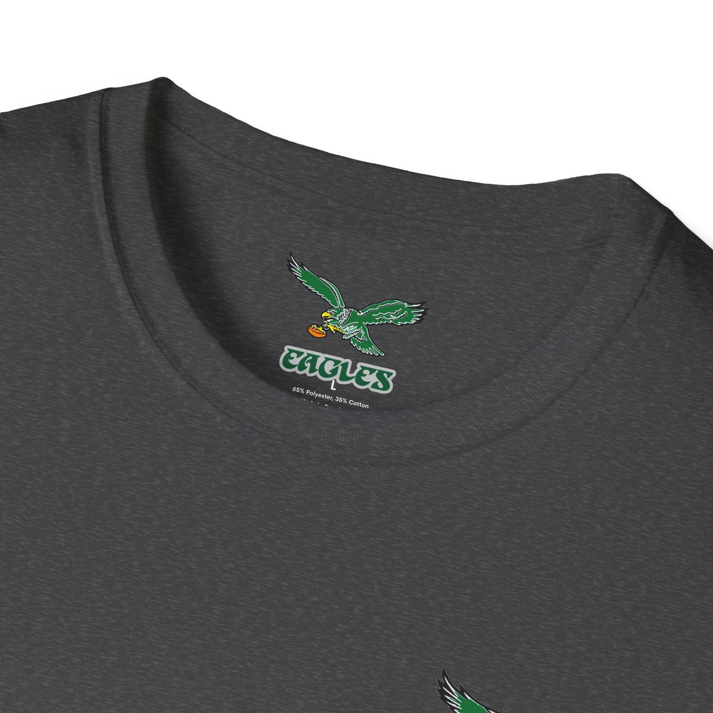 Philadelphia Eagles Vintage Logo Tee — Official Team Fan T-Shirt (Dark Heather)