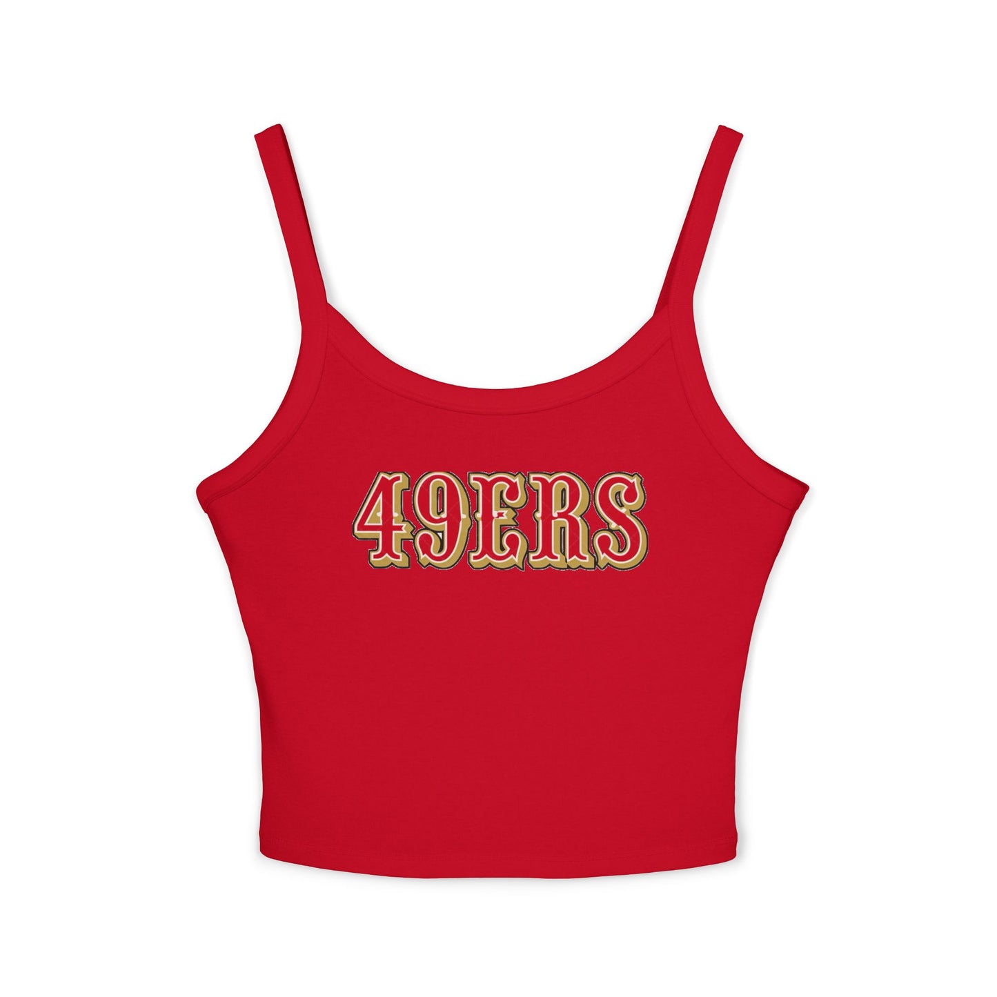49ers Women's Spaghetti Tank (Red)