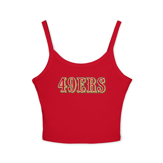 49ers Women's Spaghetti Tank (Red)