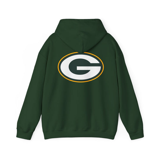 Packers Midweight Hoodie — Football Fan Hoodie (Forest Green)