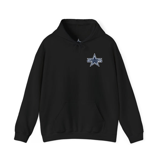 Dallas Cowboys Hoodie — Team Logo Fan Sweatshirt (Black)