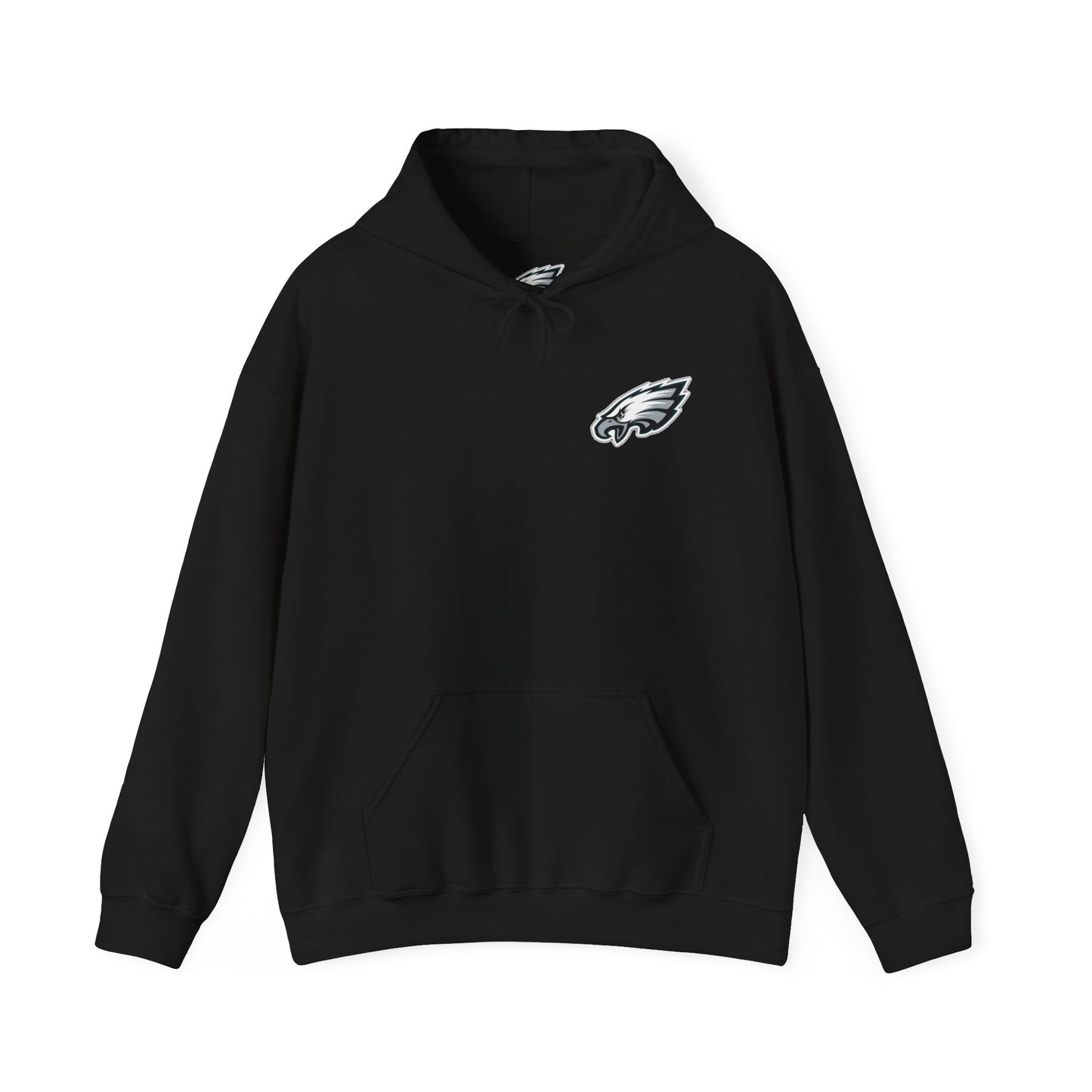 Philadelphia Eagles Hoodie — Team Logo Fan Sweatshirt (Black)