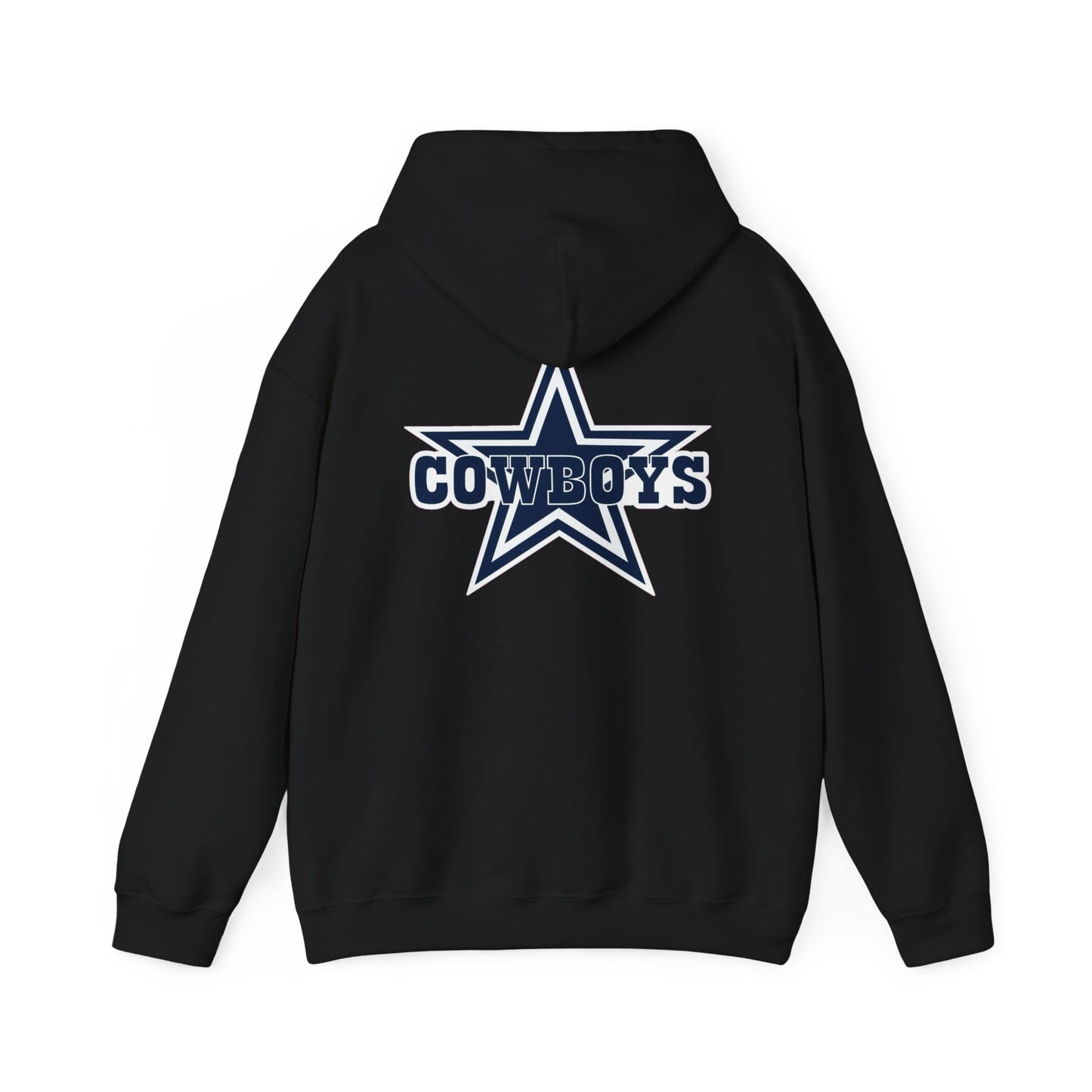 Dallas Cowboys Hoodie — Team Logo Fan Sweatshirt (Black)
