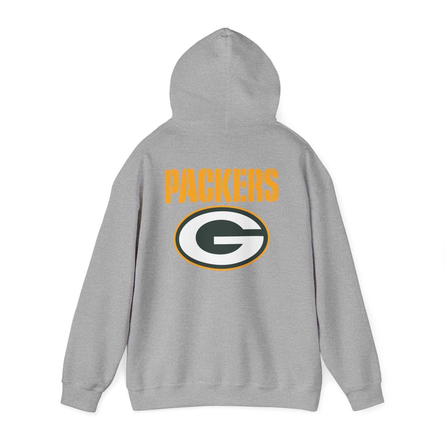 PACKERS Midweight Hoodie — Football Fan Sweatshirt (Sports Grey)