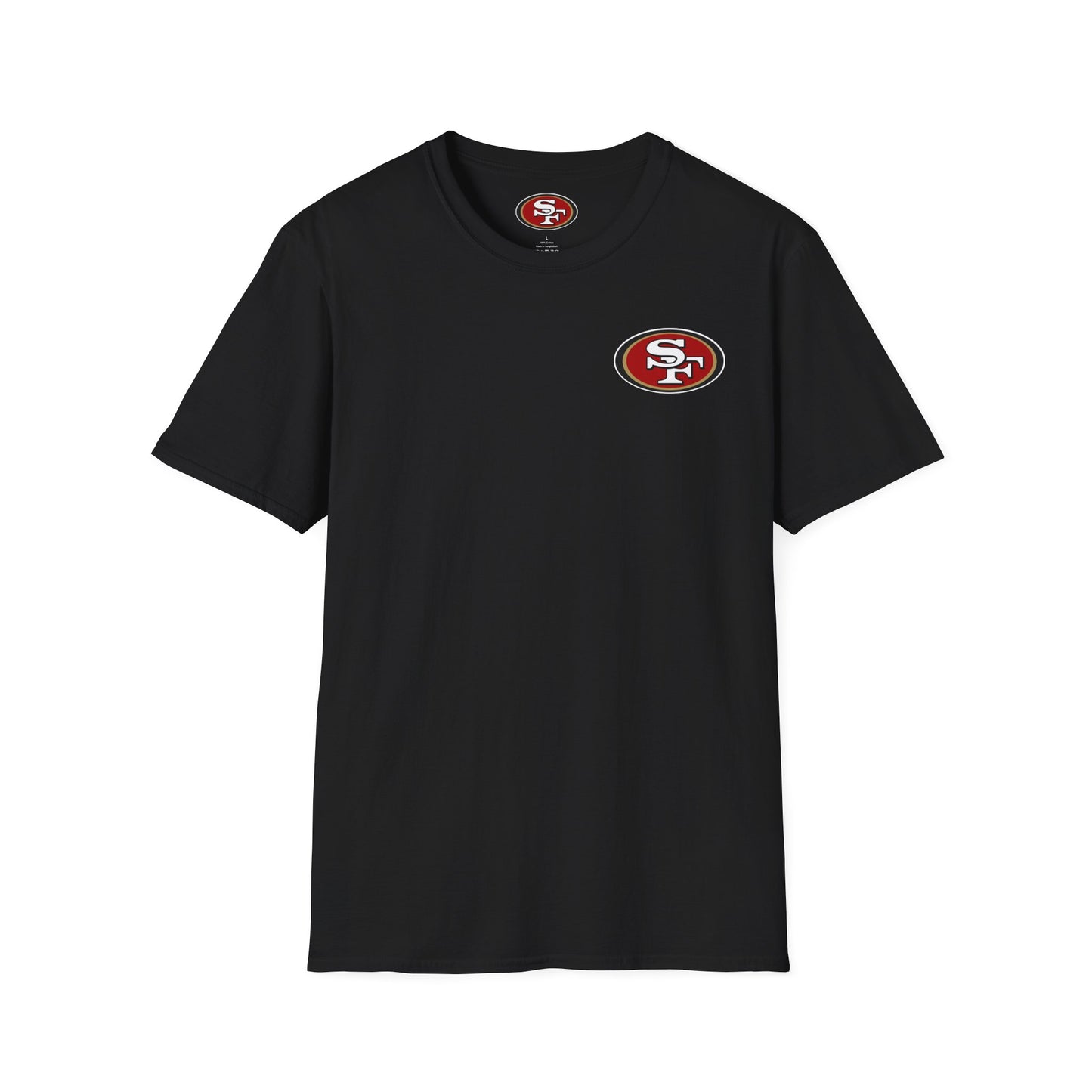 San Francisco 49ers Fan Tee — 49ers Logo T-Shirt (Black)