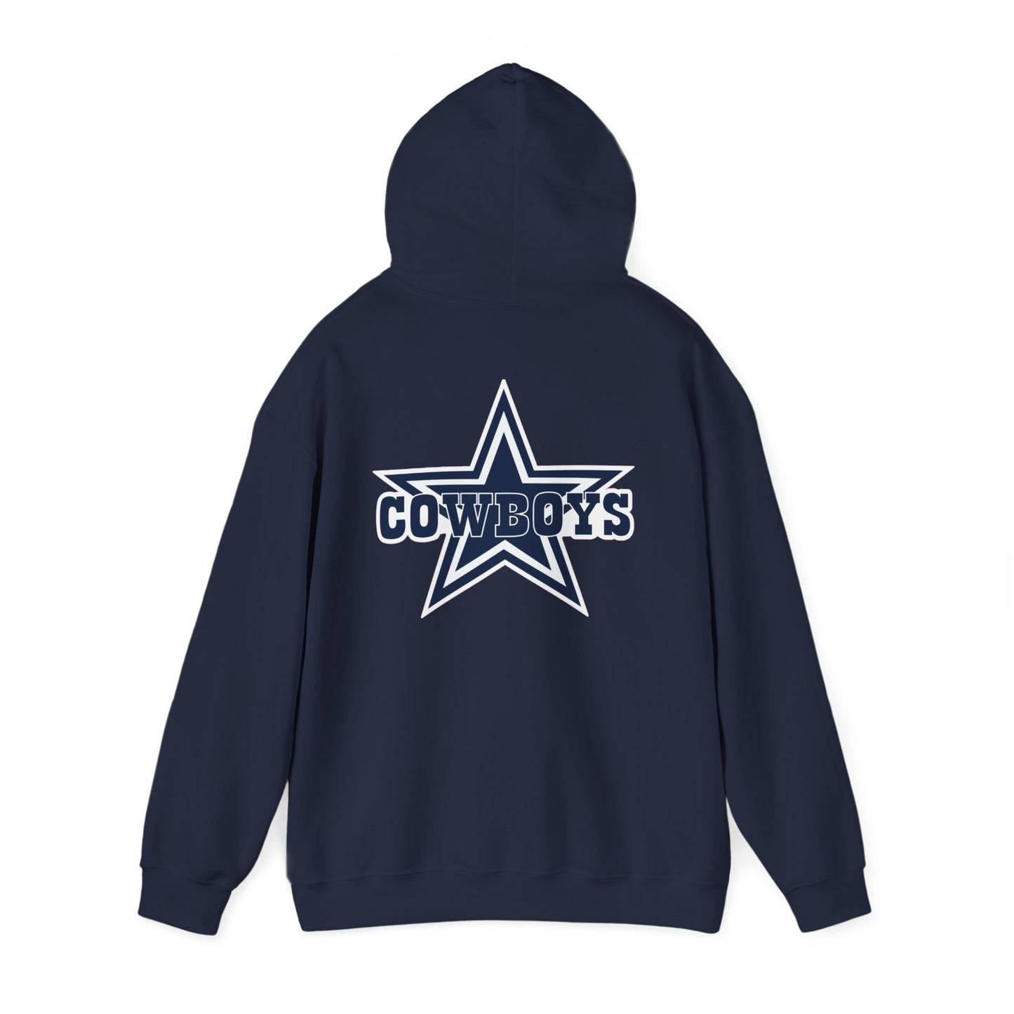 Dallas Cowboys Hoodie — Team Logo Fan Sweatshirt (Navy)