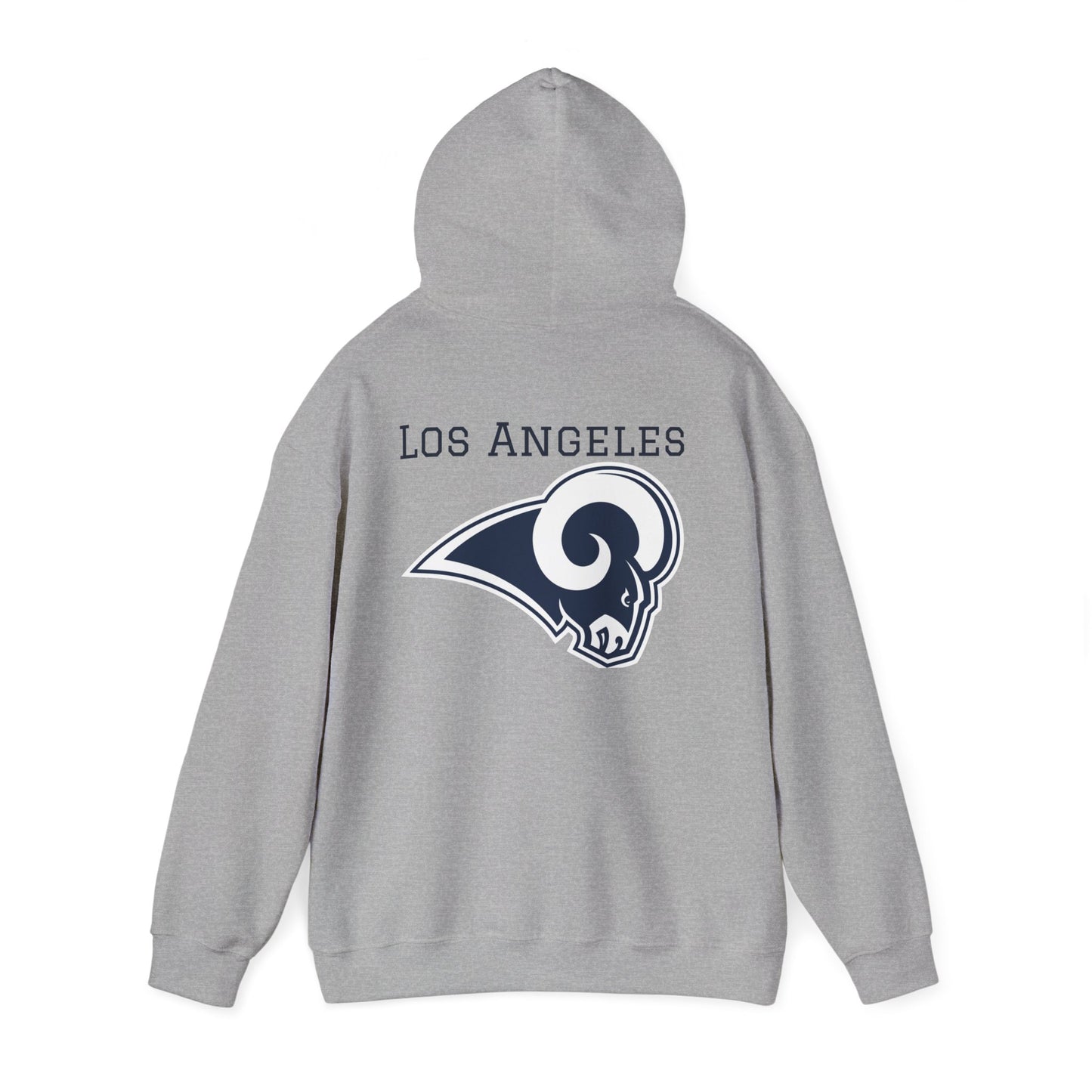 Los Angeles Rams Hoodie — Team Logo Fan Sweatshirt (Sports Grey)