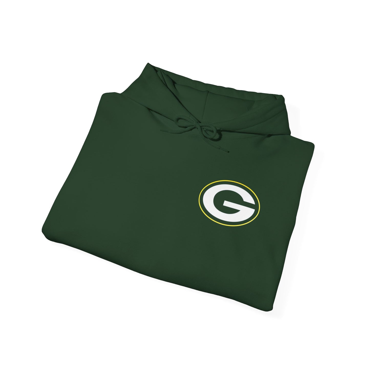 Green Bay Packers Football "Go Pack Go" Hoodie — Team Logo Sweatshirt for Fans (Forest Green)