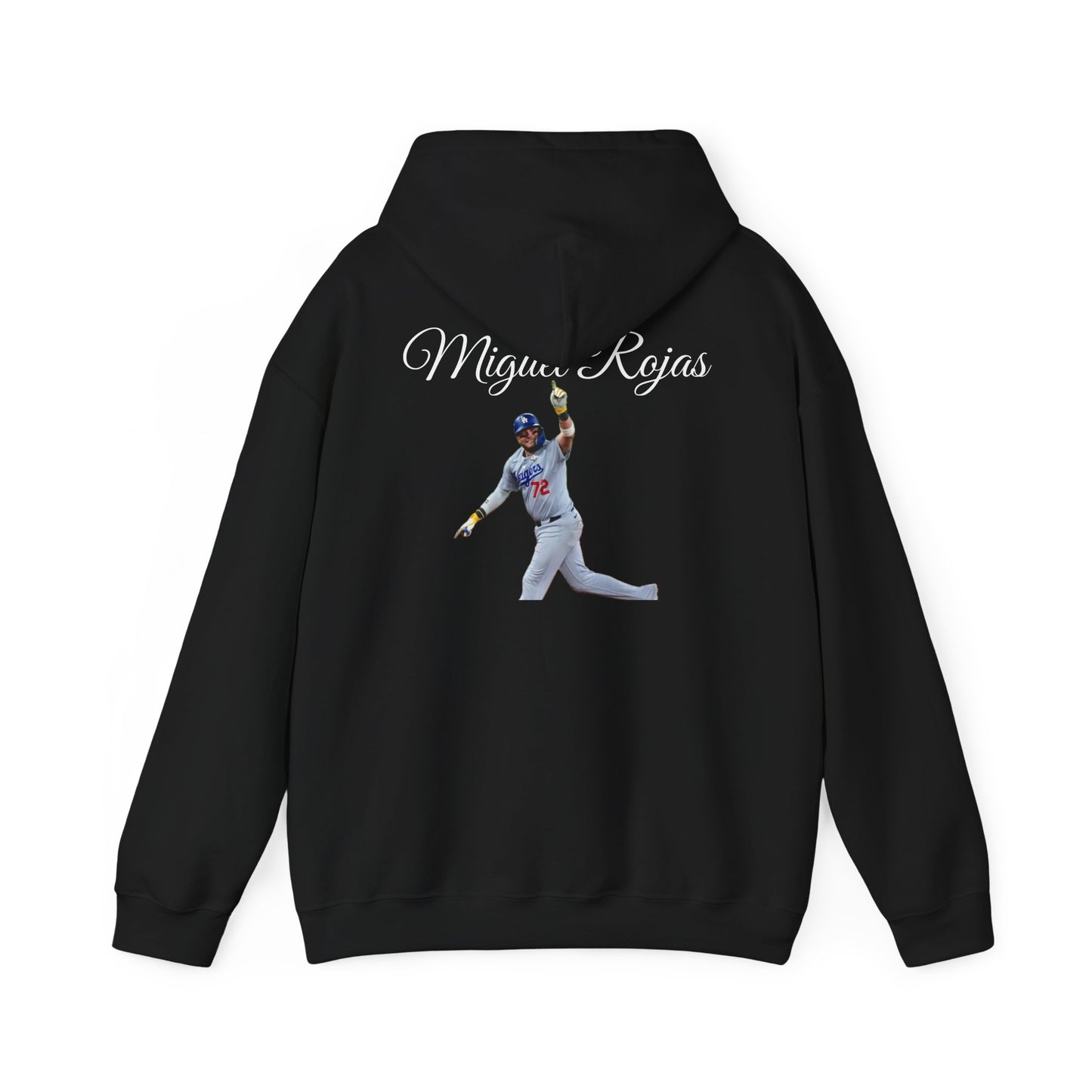 Miguel Rojas Los Angeles Dodgers Hoodie — Black Dodgers Sweatshirt