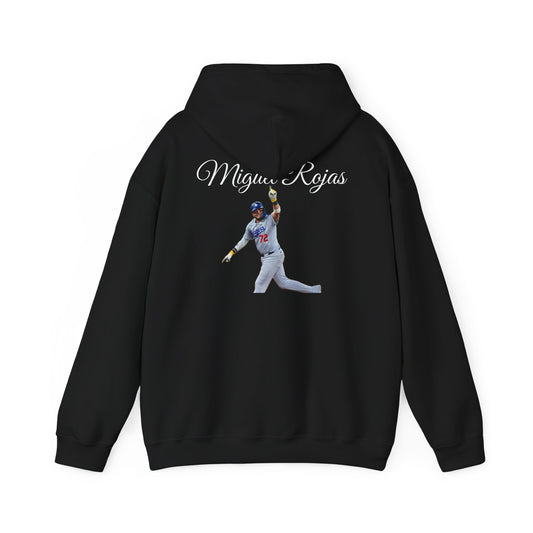 Miguel Rojas Los Angeles Dodgers Hoodie — Black Dodgers Sweatshirt