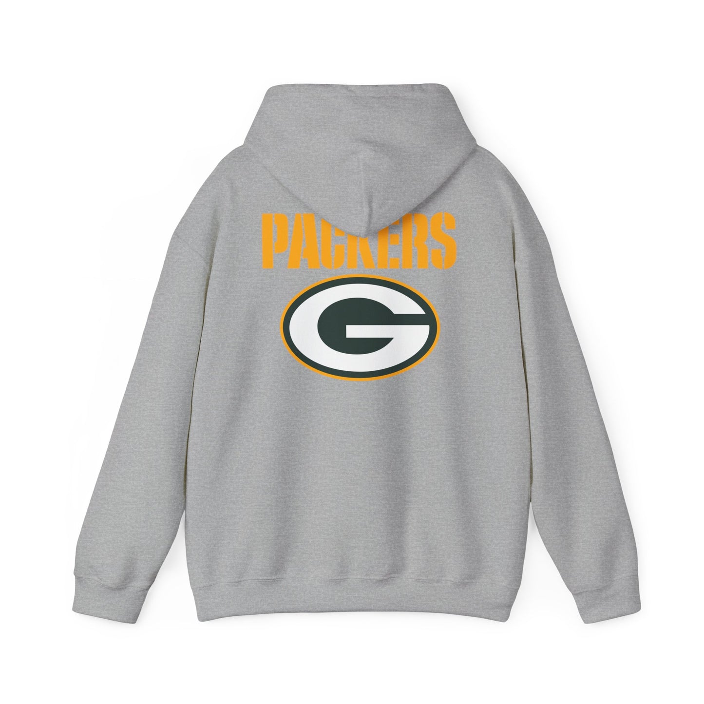 PACKERS Midweight Hoodie — Football Fan Sweatshirt (Sports Grey)