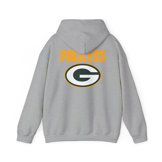 PACKERS Midweight Hoodie — Football Fan Sweatshirt (Sports Grey)