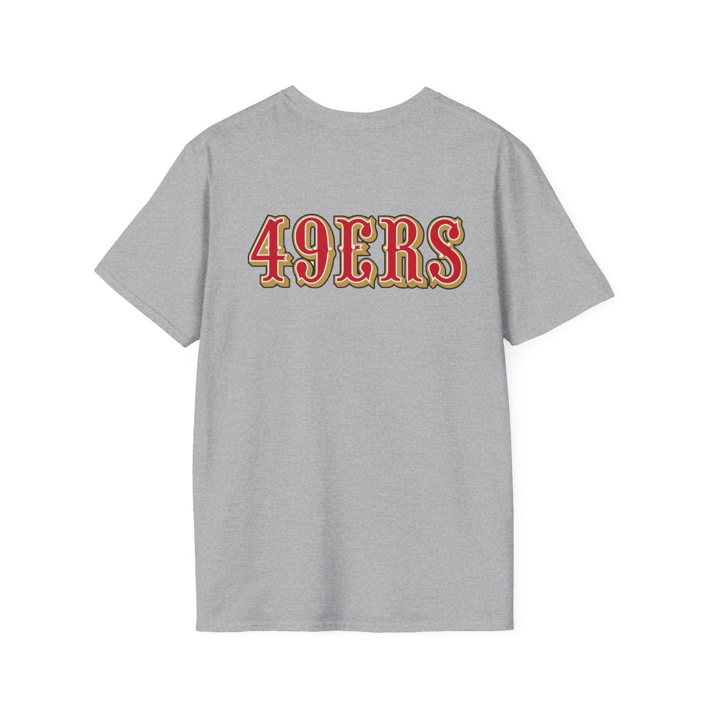 San Francisco 49ers Logo Softstyle Lightweight T-Shirt (Sports Grey)