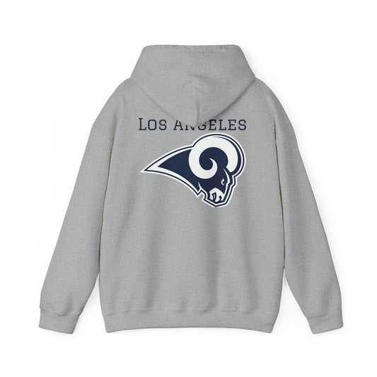 Los Angeles Rams Hoodie — Team Logo Fan Sweatshirt (Sports Grey)