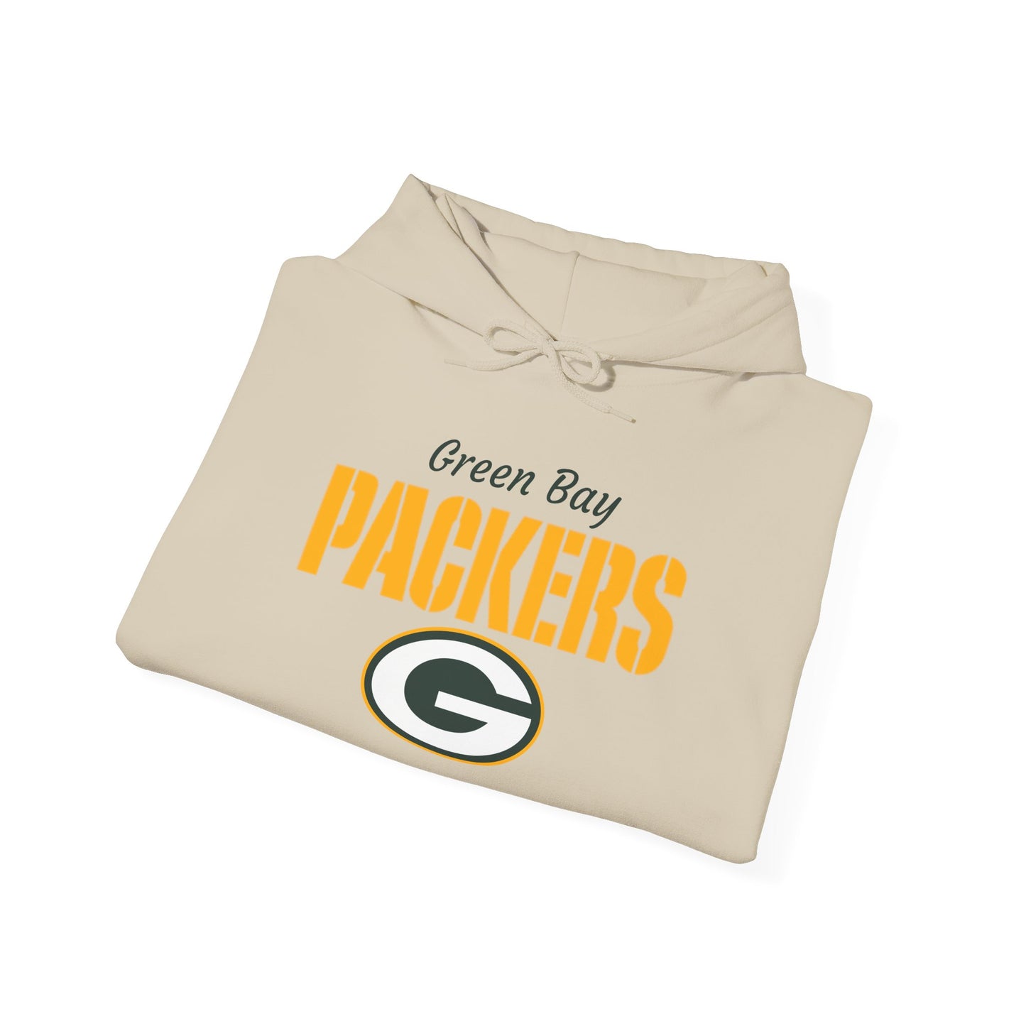 Packers Midweight Hoodie — Football Fan Hoodie (Sand)