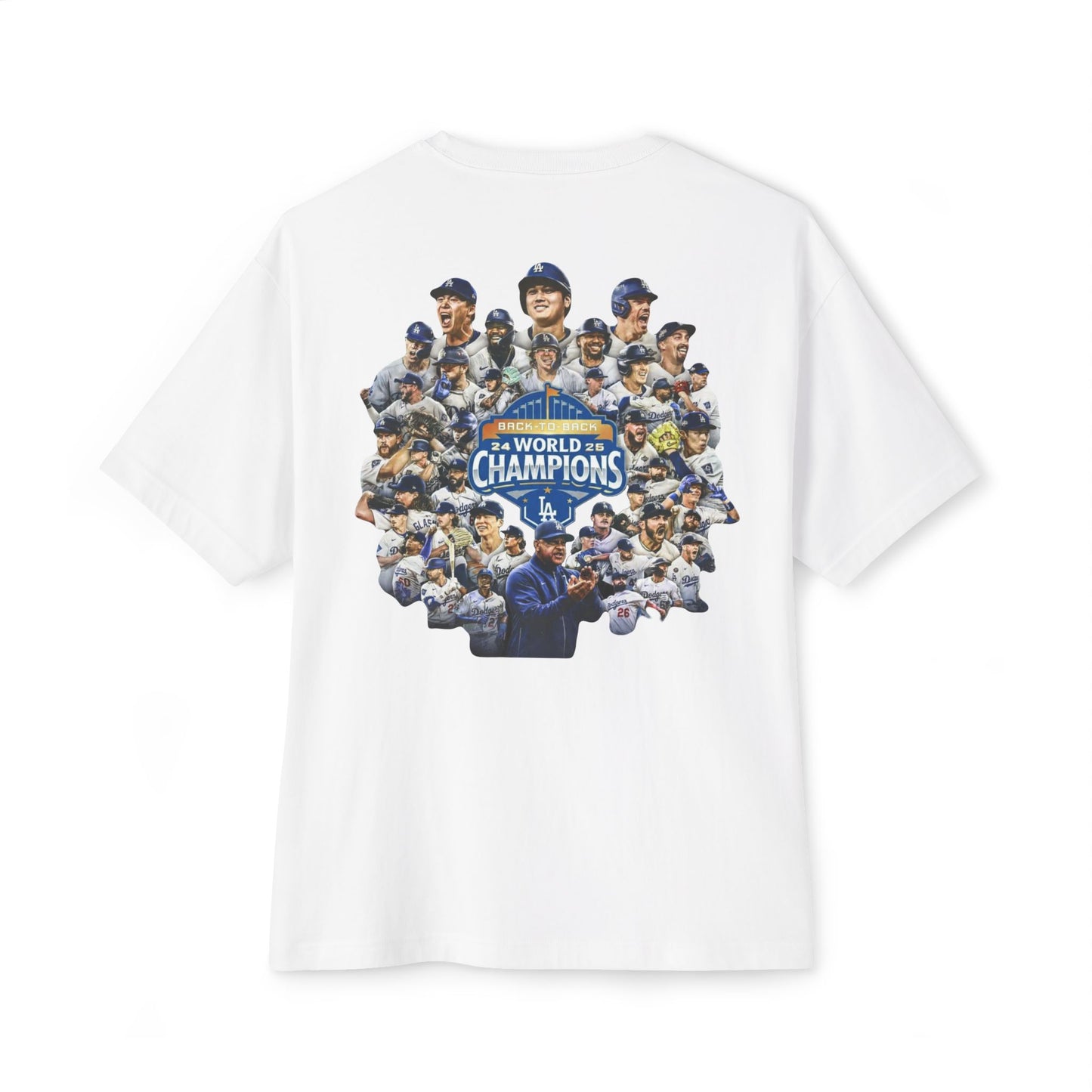 2024-2025 Dodgers Back-to-Back World Series Champions (White)