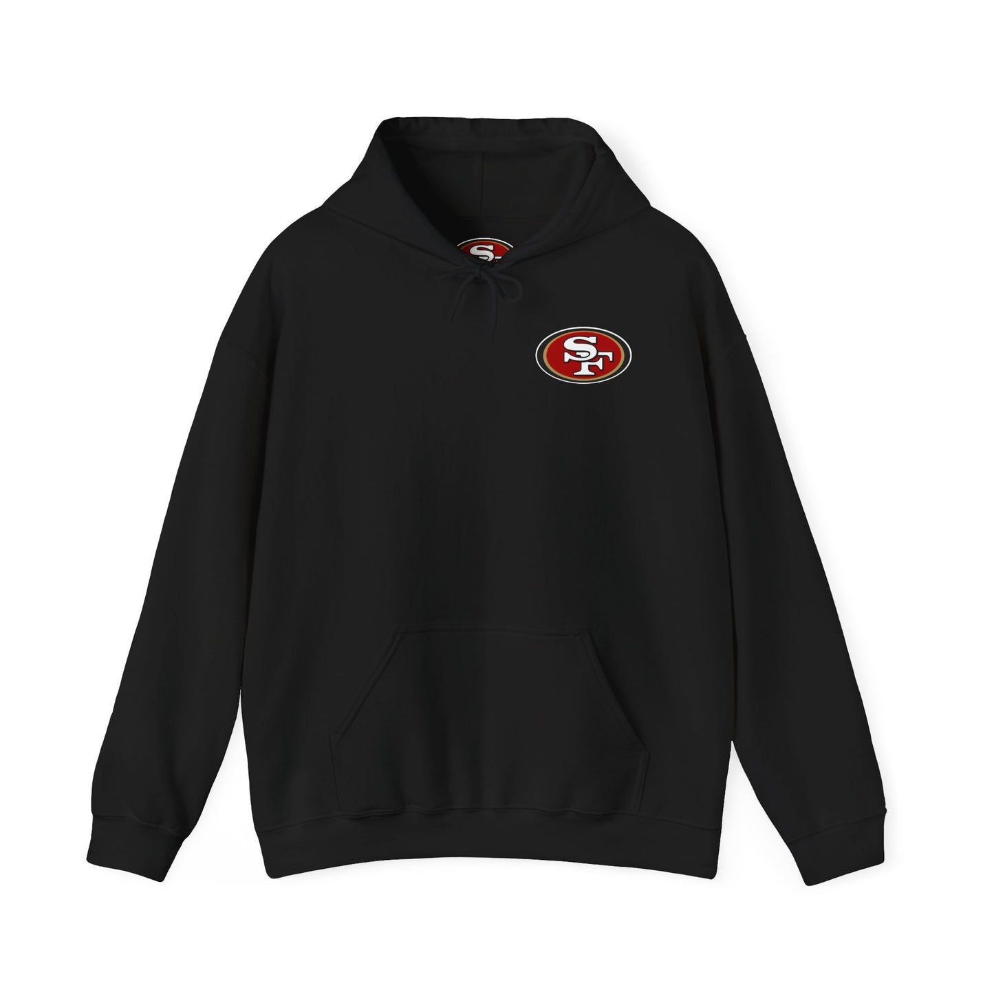 San Francisco 49ers Logo Hoodie — Team Sweatshirt for Fans (Black)