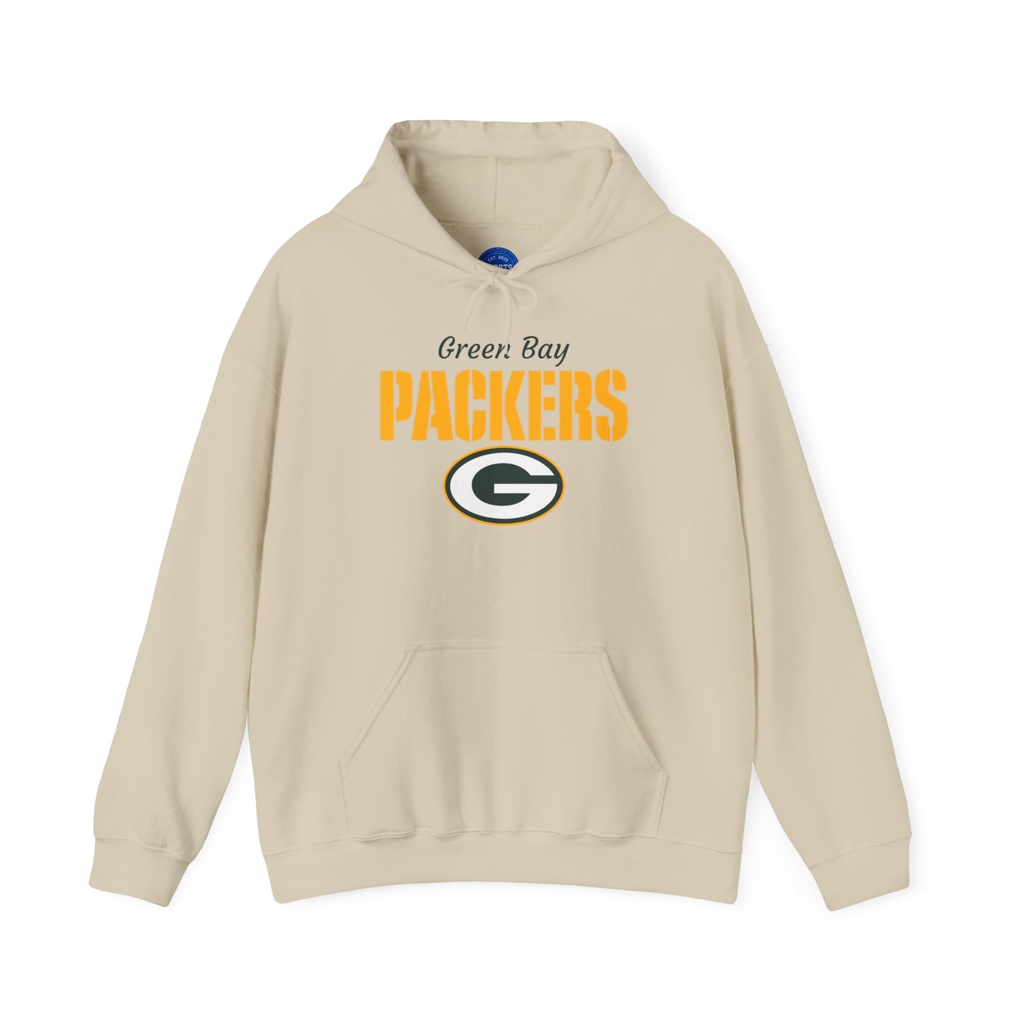 Packers Midweight Hoodie — Football Fan Hoodie (Sand)