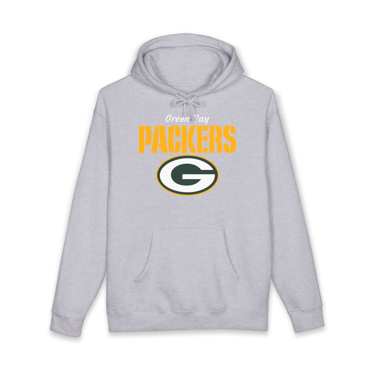 Packers Heavyweight Hoodie — Green Bay Football Pullover (Sports Grey)