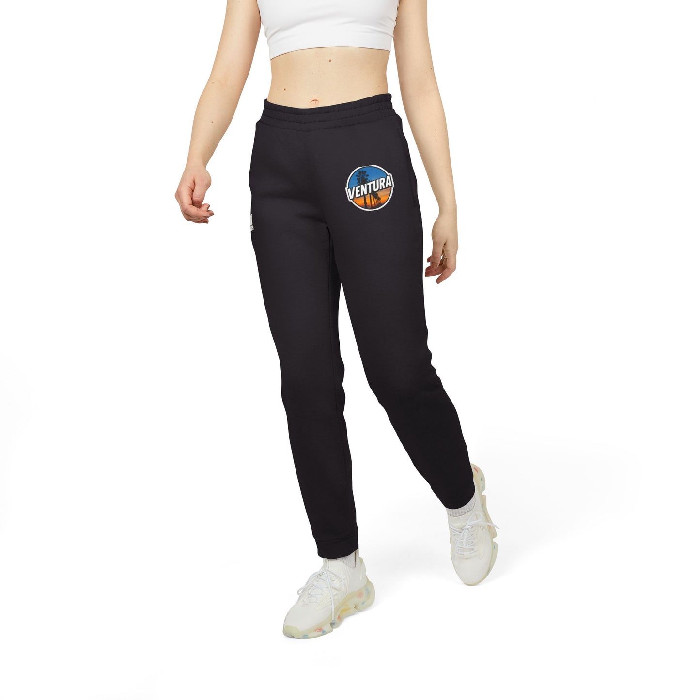 Ventura Surfer's Point Graphic Joggers — Black Sweatpants