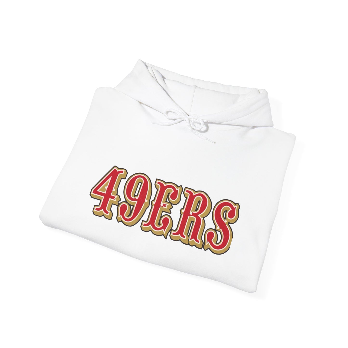 San Francisco 49ers Logo Hoodie — Team Sweatshirt for Fans (White) 2