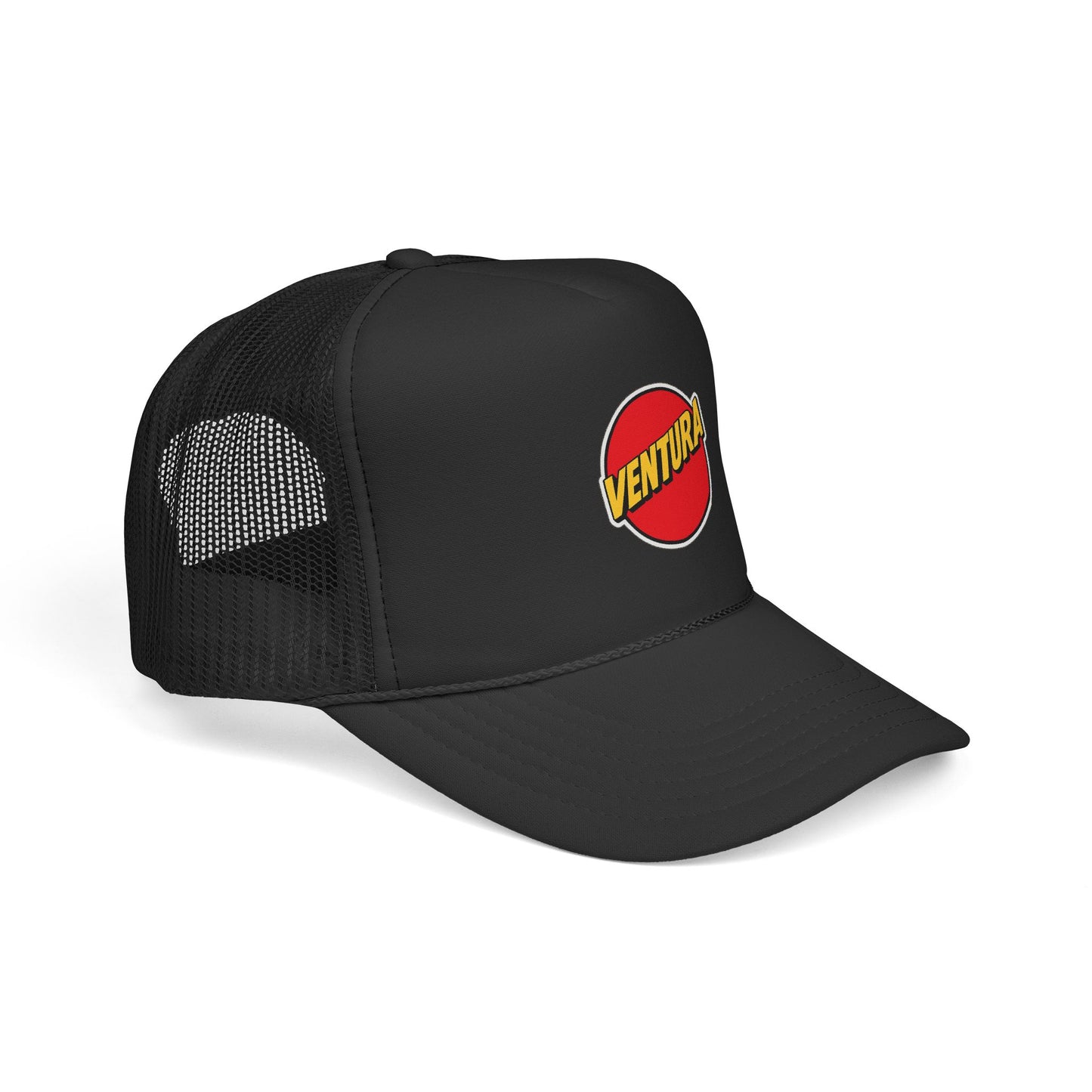 Ventura Patch Trucker Cap — Vintage Surf Logo Mesh Hat