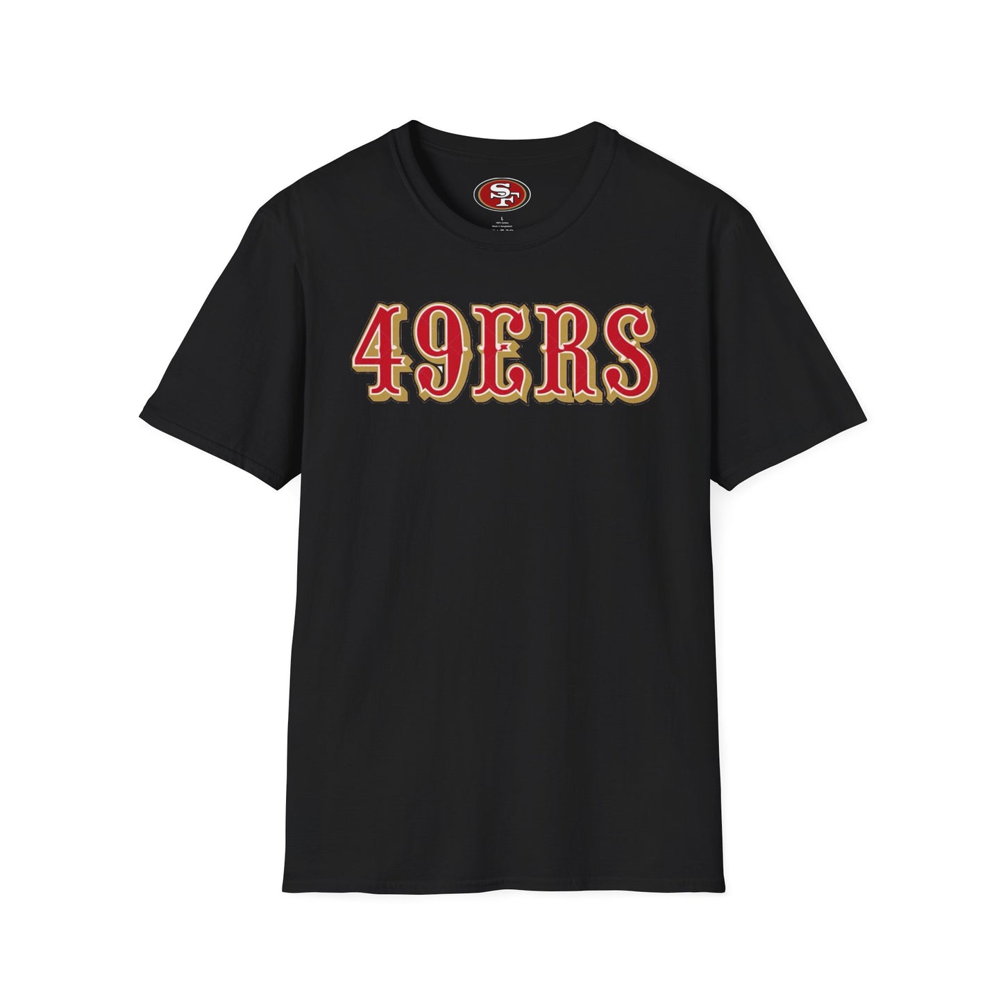 San Francisco 49ers Logo T-Shirt — 49ers Fan Tee (Black) 2