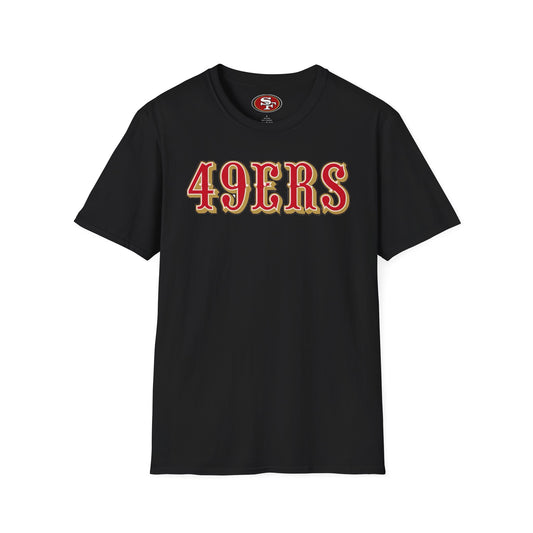 San Francisco 49ers Logo T-Shirt — 49ers Fan Tee (Black) 2