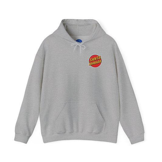 Santa Barbara Hoodie — Sports Grey City Pullover