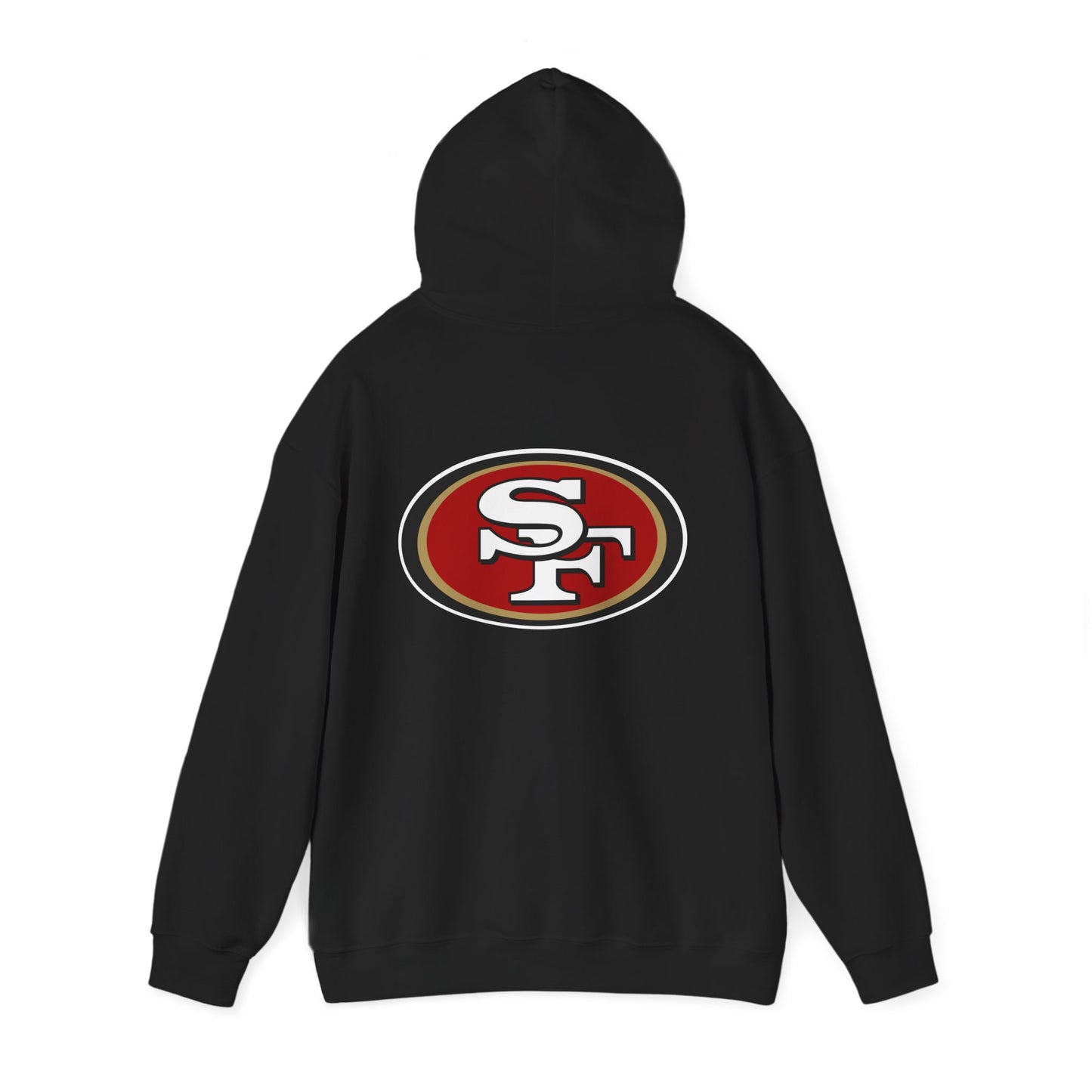 San Francisco 49ers Logo Hoodie — Team Sweatshirt for Fans (Black) 2