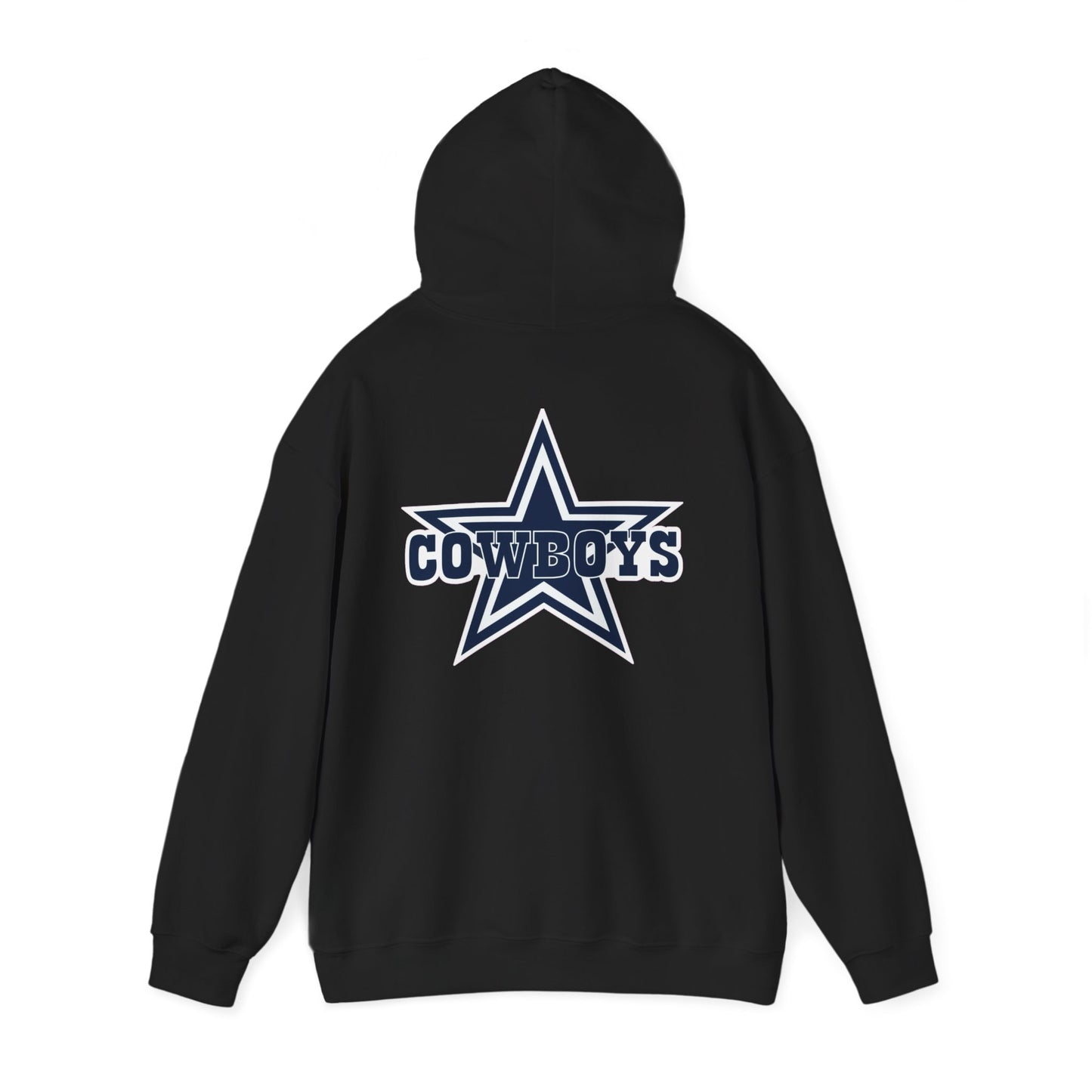 Dallas Cowboys Hoodie — Team Logo Fan Sweatshirt (Black)